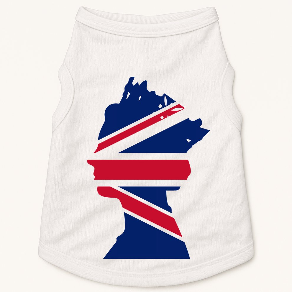 Queen Elizabeth Platinum Jubilee Celebration Queens 70th Anniversary Union Jack Doggie Tank