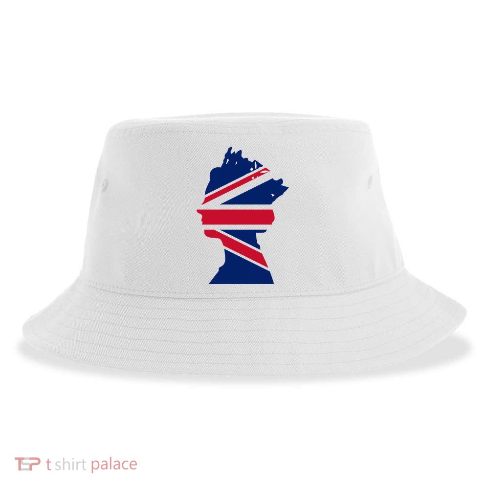 Queen Elizabeth Platinum Jubilee Celebration Queens 70th Anniversary Union Jack Sustainable Bucket Hat