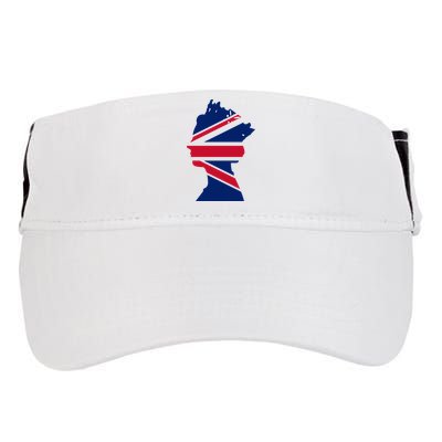 Queen Elizabeth Platinum Jubilee Celebration Queens 70th Anniversary Union Jack Adult Drive Performance Visor