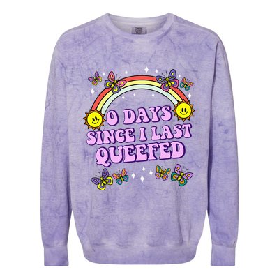 Queef Embarrassing Colorblast Crewneck Sweatshirt