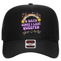 Queef Embarrassing High Crown Mesh Back Trucker Hat