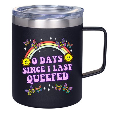 Queef Embarrassing 12oz Stainless Steel Coffee Mug