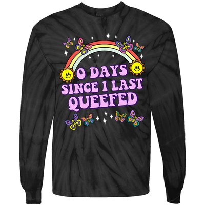 Queef Embarrassing Tie-Dye Long Sleeve Shirt