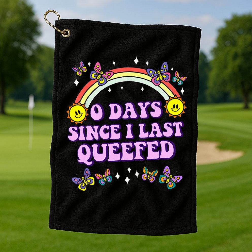 Queef Embarrassing Golf Towel