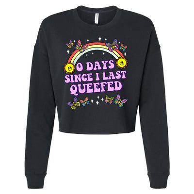 Queef Embarrassing Cropped Pullover Crew