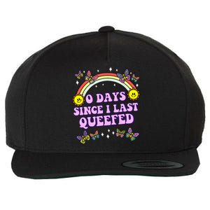 Queef Embarrassing Wool Snapback Cap