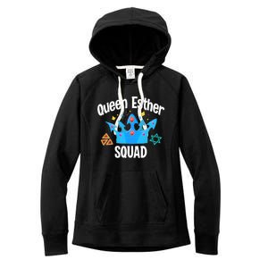 Queen Esther Squad Gift Funny Jewish Gift Purim Happy Costume Gift Women's Fleece Hoodie