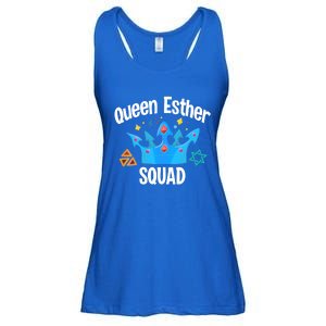 Queen Esther Squad Gift Funny Jewish Gift Purim Happy Costume Gift Ladies Essential Flowy Tank