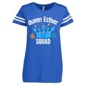 Queen Esther Squad Gift Funny Jewish Gift Purim Happy Costume Gift Enza Ladies Jersey Football T-Shirt