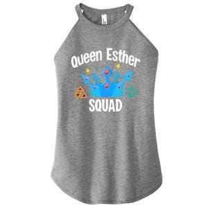 Queen Esther Squad Gift Funny Jewish Gift Purim Happy Costume Gift Women's Perfect Tri Rocker Tank