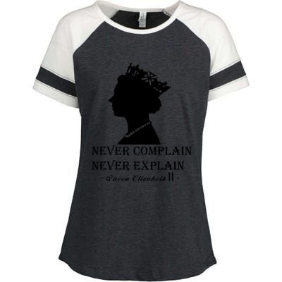 Queen Elizabeth Shirt Never Complain Never Explain Shirt Queen Shirt Roya Enza Ladies Jersey Colorblock Tee