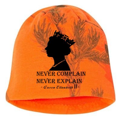 Queen Elizabeth Shirt Never Complain Never Explain Shirt Queen Shirt Roya Kati - Camo Knit Beanie