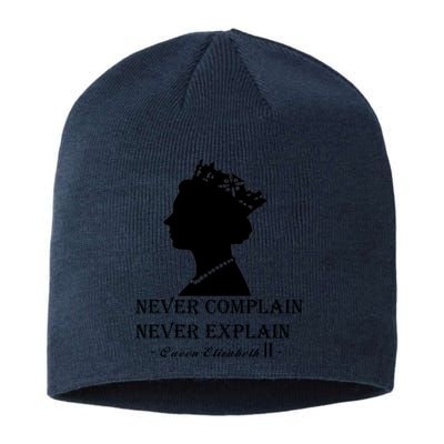 Queen Elizabeth Shirt Never Complain Never Explain Shirt Queen Shirt Roya Sustainable Beanie