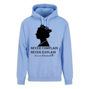 Queen Elizabeth Shirt Never Complain Never Explain Shirt Queen Shirt Roya Unisex Surf Hoodie