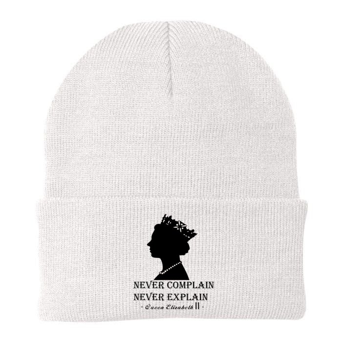 Queen Elizabeth Shirt Never Complain Never Explain Shirt Queen Shirt Roya Knit Cap Winter Beanie