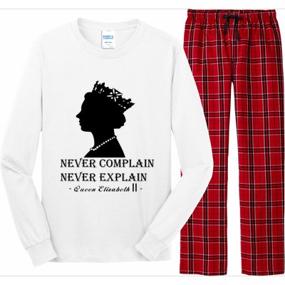 Queen Elizabeth Shirt Never Complain Never Explain Shirt Queen Shirt Roya Long Sleeve Pajama Set