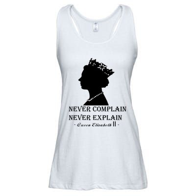 Queen Elizabeth Shirt Never Complain Never Explain Shirt Queen Shirt Roya Ladies Essential Flowy Tank