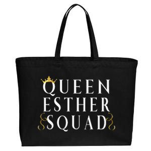 Queen Esther Squad Purim Jewish Festival Cotton Canvas Jumbo Tote