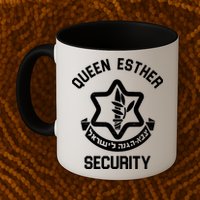 Queen Esther Security Purim Purim Funny Mug