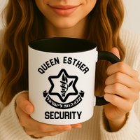 Queen Esther Security Purim Purim Funny Mug