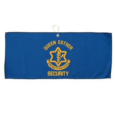 Queen Esther Security Purim Purim Funny Large Microfiber Waffle Golf Towel