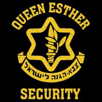 Queen Esther Security Funny Purim Costume Idf Tzahal Israel Drawstring Bag