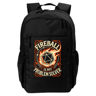 Quote Fire Ball Is My Problem Solver Design Daily Commute Backpack