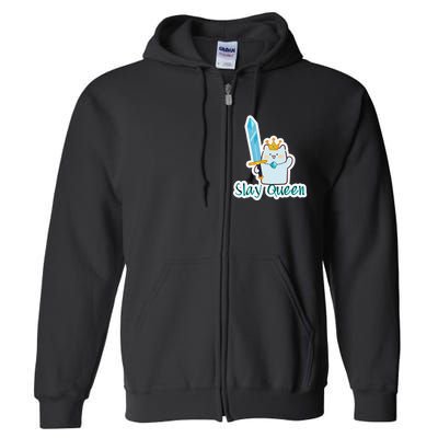 Queen Felixity Clawstrike Slay Queen Full Zip Hoodie