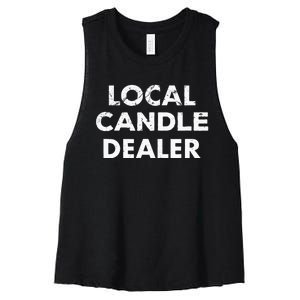 Quote For Candle Makers Candle Making Women's Racerback Cropped Tank