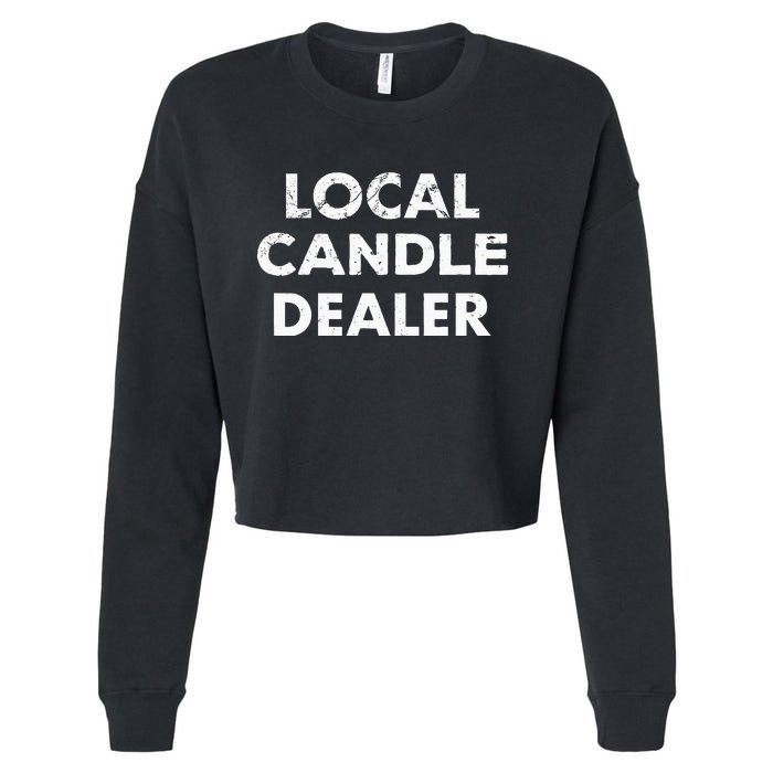 Quote For Candle Makers Candle Making Cropped Pullover Crew