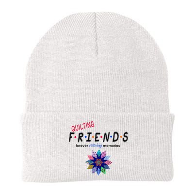 Quilting Friends Forever Stitching Memories Funny Quilting Beanie