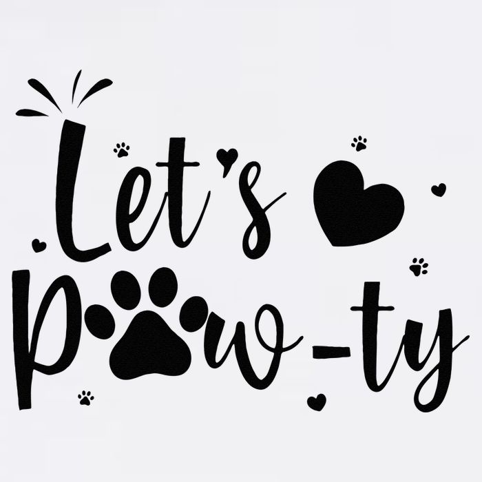 q6bA Funny Let's Pawty Dog Birthday Dog Mom Birthday Party Cooling Performance Crew T-Shirt