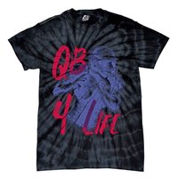 Quarterback For Life Football Player Tie-Dye T-Shirt
