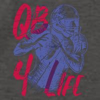 Quarterback For Life Football Player Vector Backpack