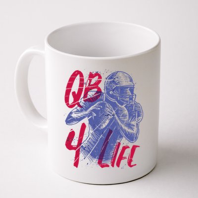 Quarterback For Life Football Player Mug