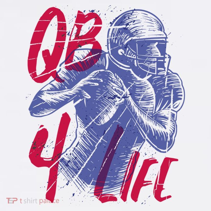Quarterback For Life Football Player Baby Bodysuit