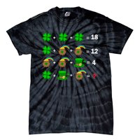 Quiz Funny Math Teacher Patricks Day Tie-Dye T-Shirt