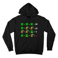 Quiz Funny Math Teacher Patricks Day Tall Hoodie