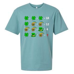 Quiz Funny Math Teacher Patricks Day Sueded Cloud Jersey T-Shirt