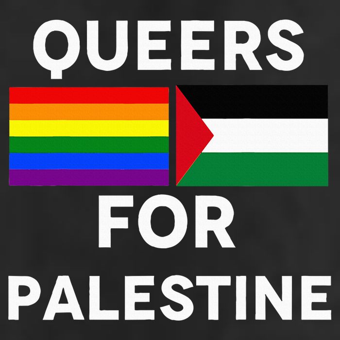 Queers For Palestine Cool Comfort Performance Bucket Hat