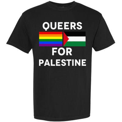 Queers For Palestine Garment-Dyed Heavyweight T-Shirt
