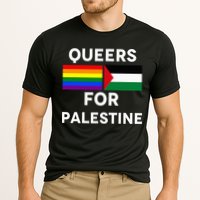 Queers For Palestine Cooling Performance Crew T-Shirt