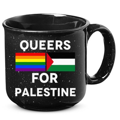 Queers For Palestine 15oz Campfire Ceramic Mug