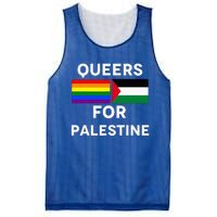 Queers For Palestine Mesh Reversible Basketball Jersey Tank