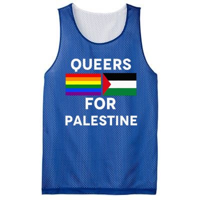 Queers For Palestine Mesh Reversible Basketball Jersey Tank