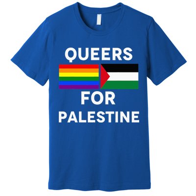 Queers For Palestine Premium T-Shirt