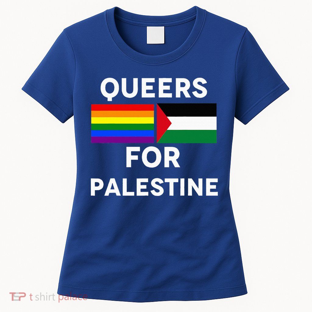 Queers For Palestine Womens T-Shirt