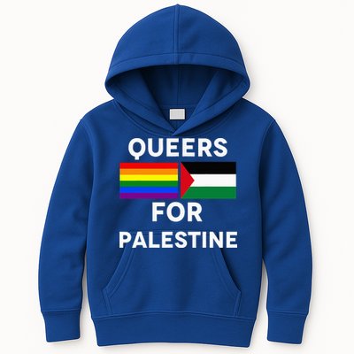 Queers For Palestine Kids Hoodie