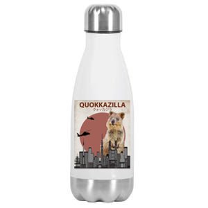 Quokkazilla Funny Quokka Stainless Steel Insulated Water Bottle