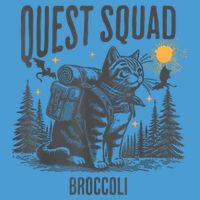 Quest Fantasy Squad Broccoli Funny Cat Tie Dye Hoodie